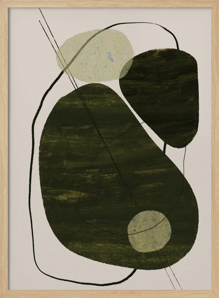 Aardse abstractie | Poster