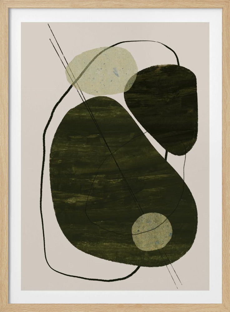Aardse abstractie | Poster