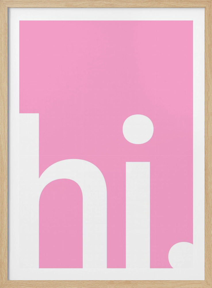 Pink Greeting | Poster
