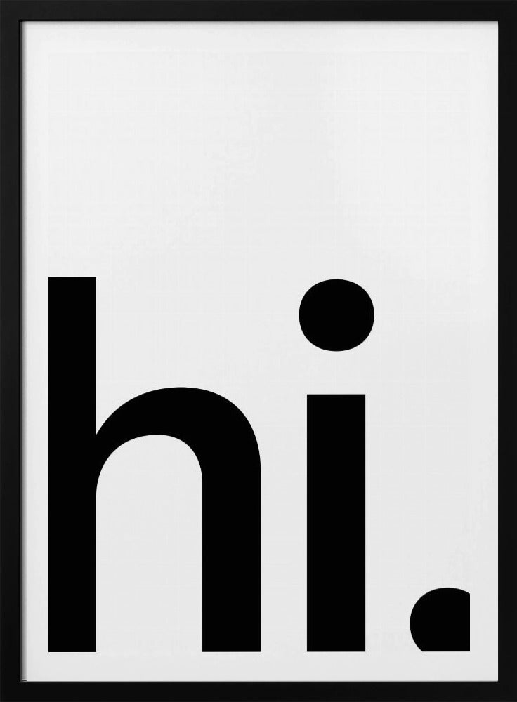 Gedurfd minimalisme | Poster