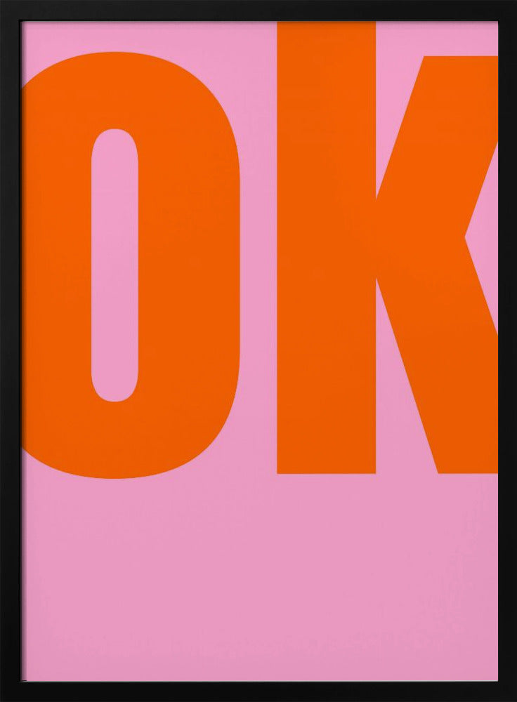 Gedurfde roze statement | Poster