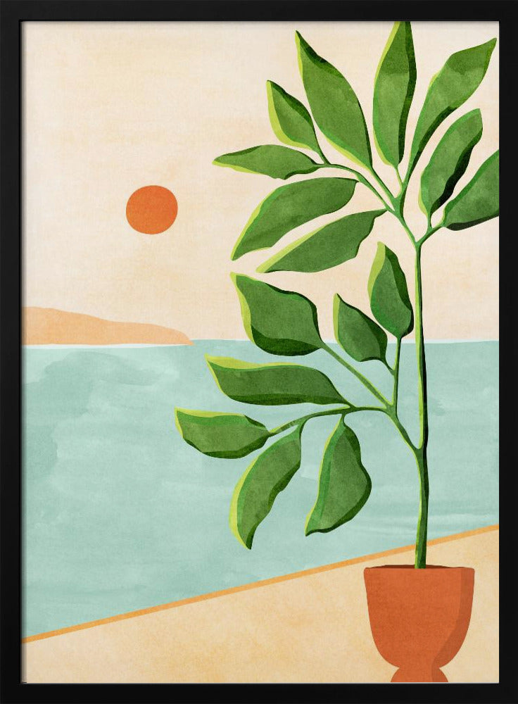 Ontsnap naar de kust | Poster