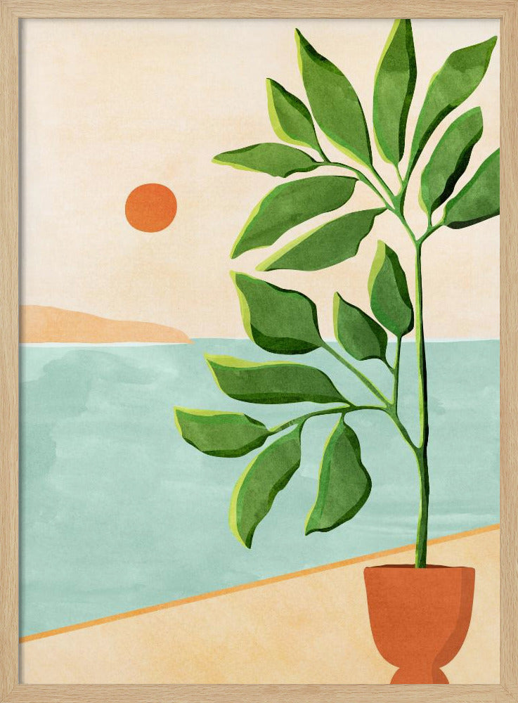 Ontsnap naar de kust | Poster