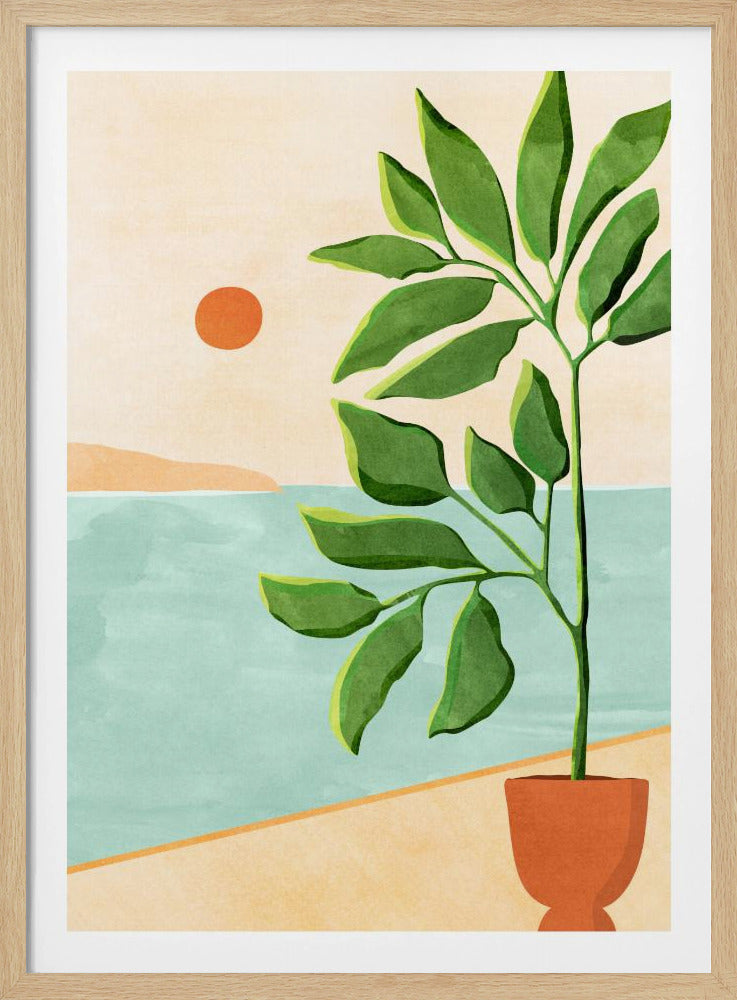 Ontsnap naar de kust | Poster