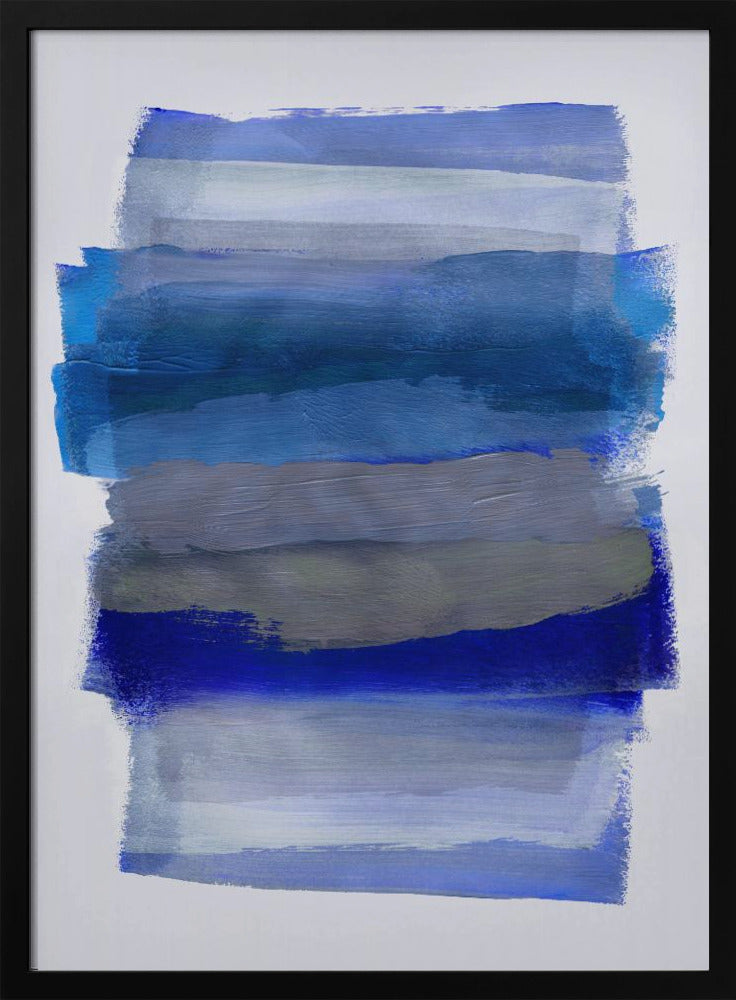 Abstract Brush Strokes 45Y | Poster