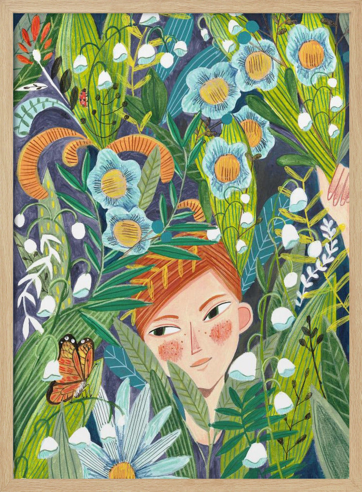 Woman in nature | Poster