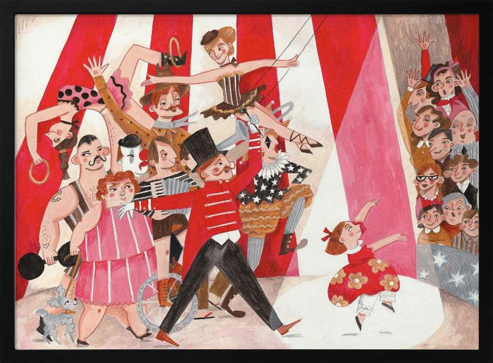 Circus in de stad | Poster