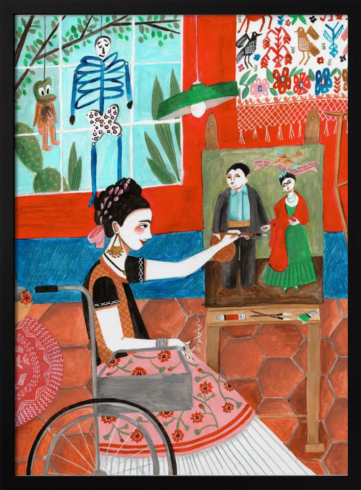 Frida in the blue house | Poster