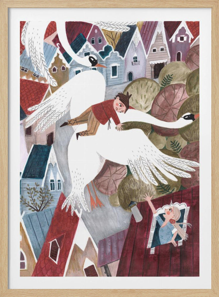The magical wild geese | Poster