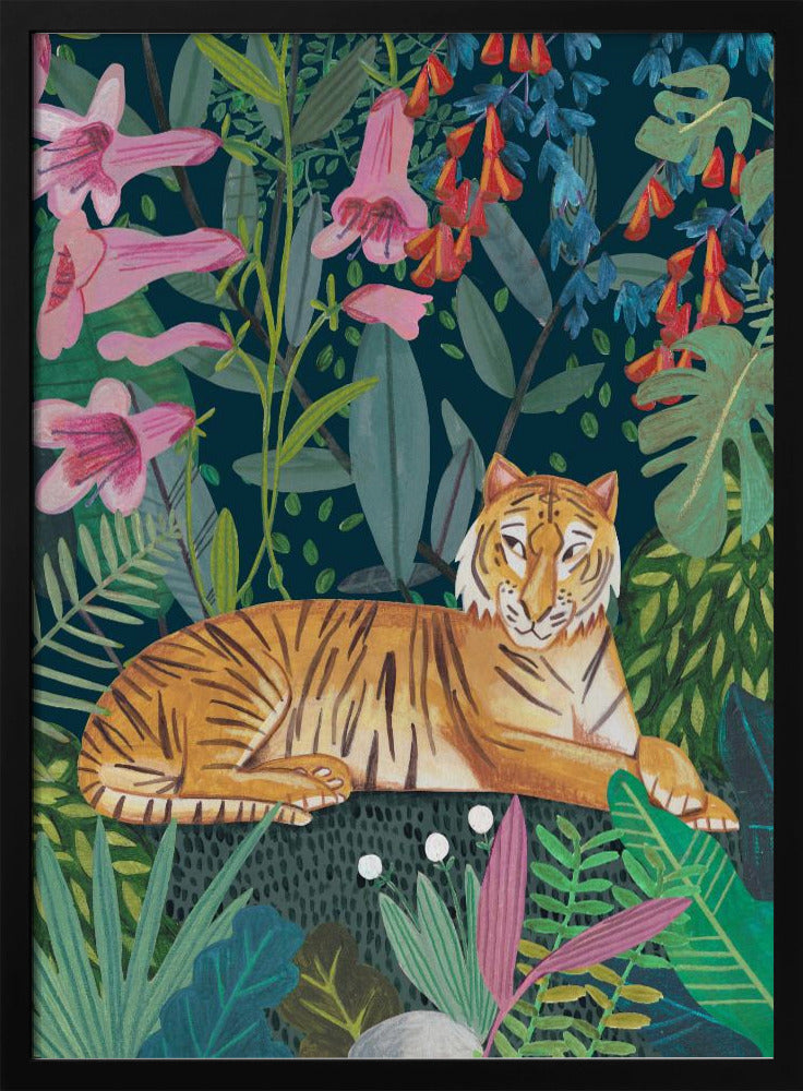 Tijger in de jungle | Poster