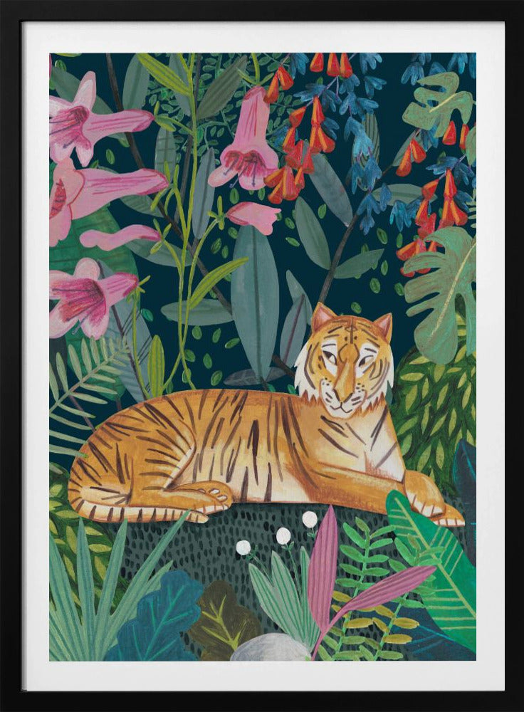 Tijger in de jungle | Poster