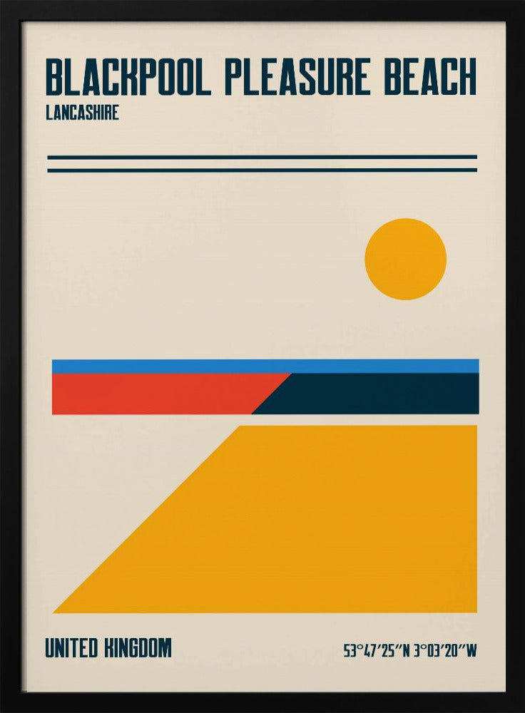 Reisposter van Blackpool Pleasure Beach | Poster