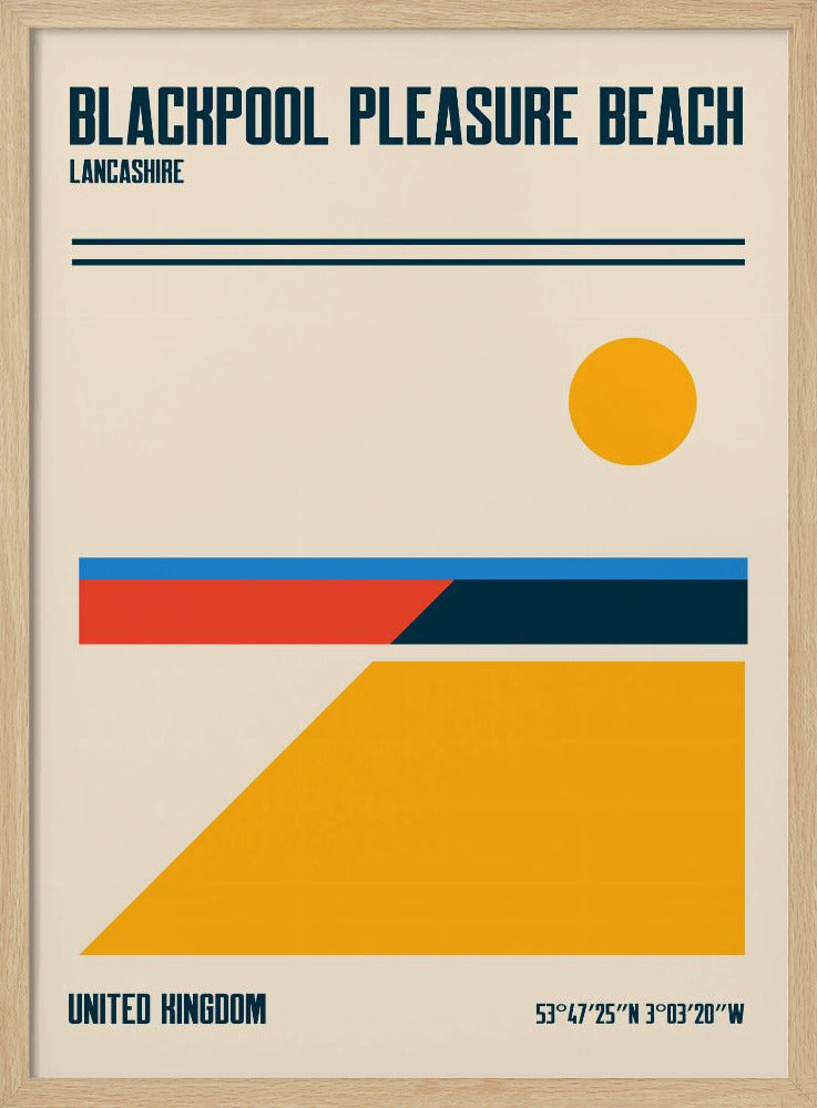 Reisposter van Blackpool Pleasure Beach | Poster