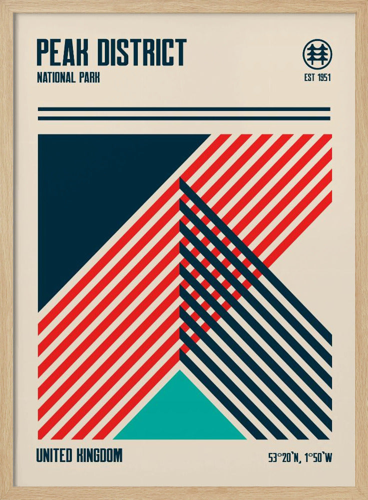 Reisposter Peak District National Park | Poster