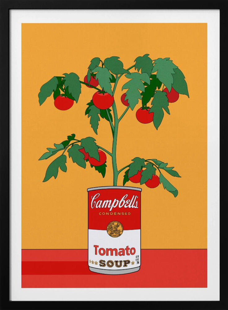 Campbells Soup Tomatenplant Retro Illustratie | Poster