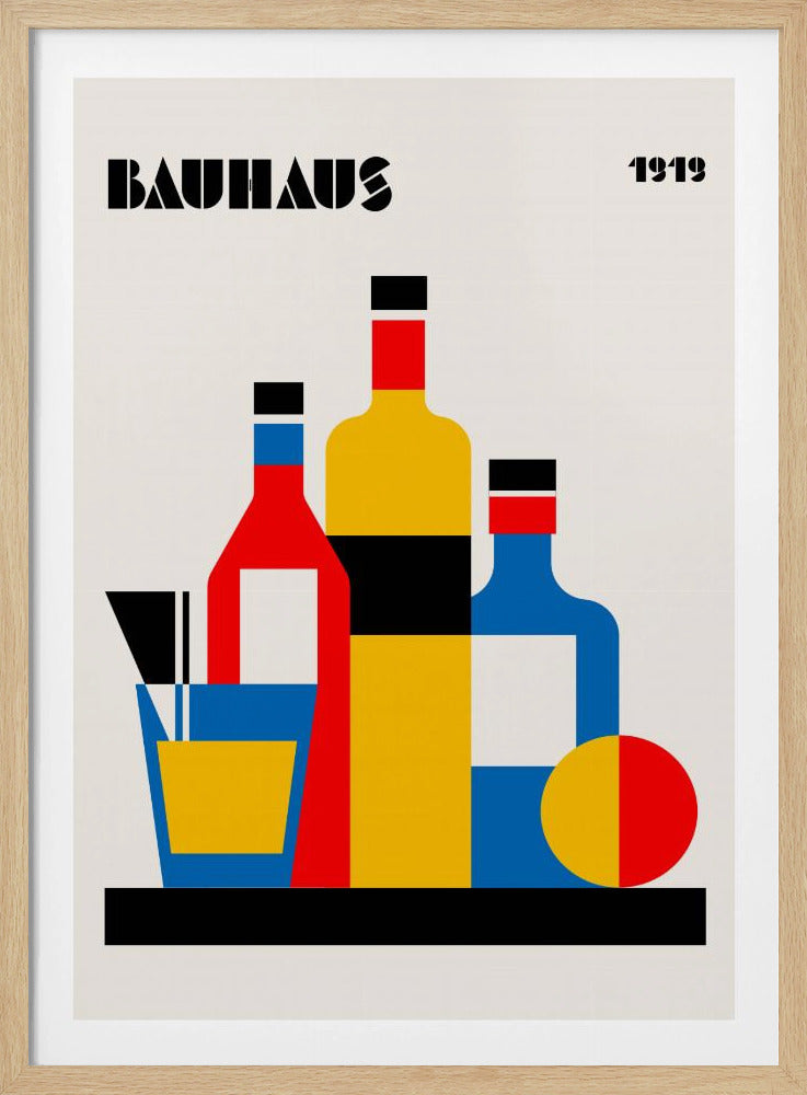 Bauhaus Wijnprint | Poster