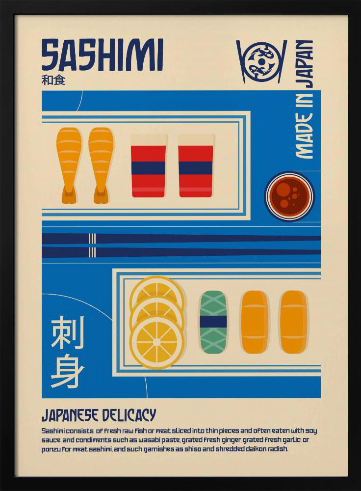Sashimi Japans eten print | poster