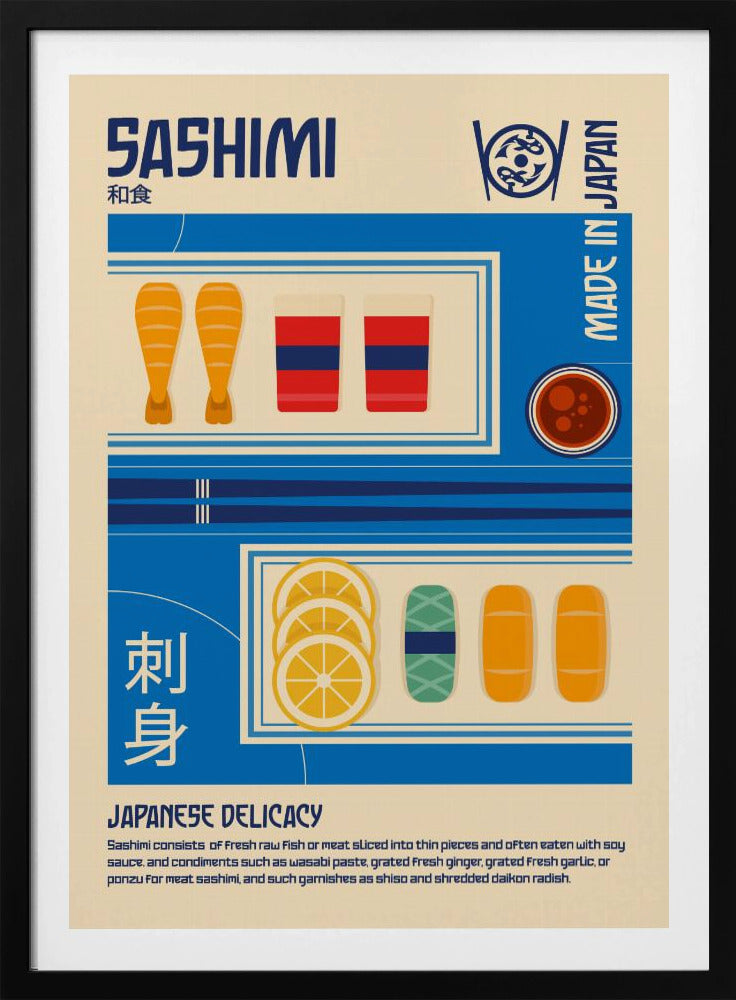 Sashimi Japans eten print | poster