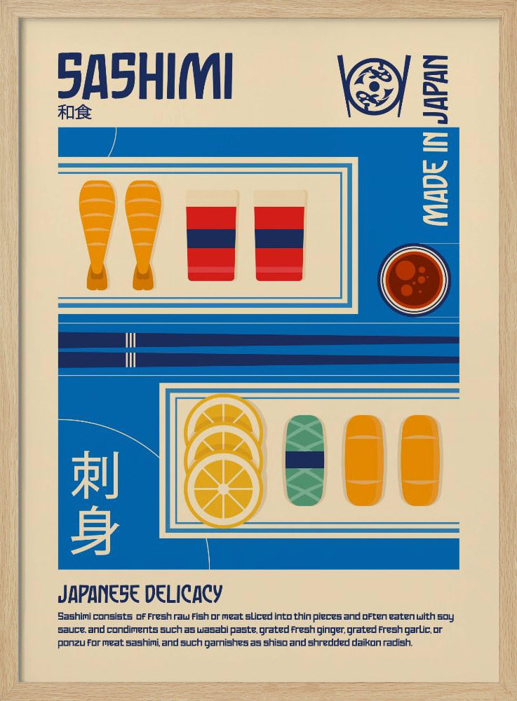 Sashimi Japans eten print | poster