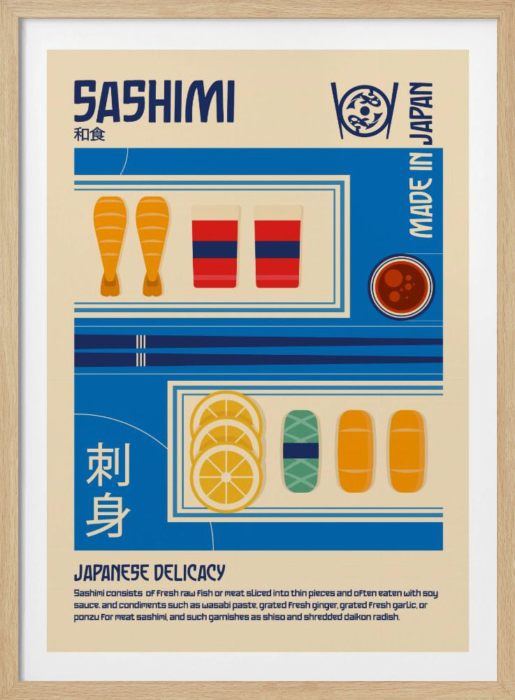 Sashimi Japans eten print | poster