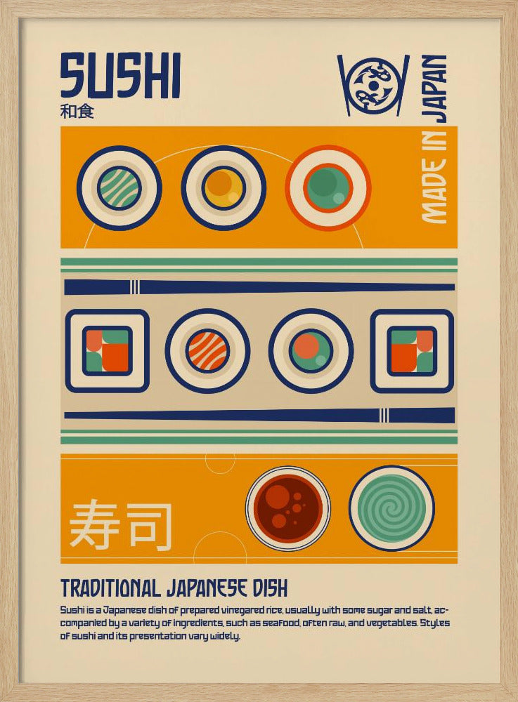 Sushi Japans eten print | poster