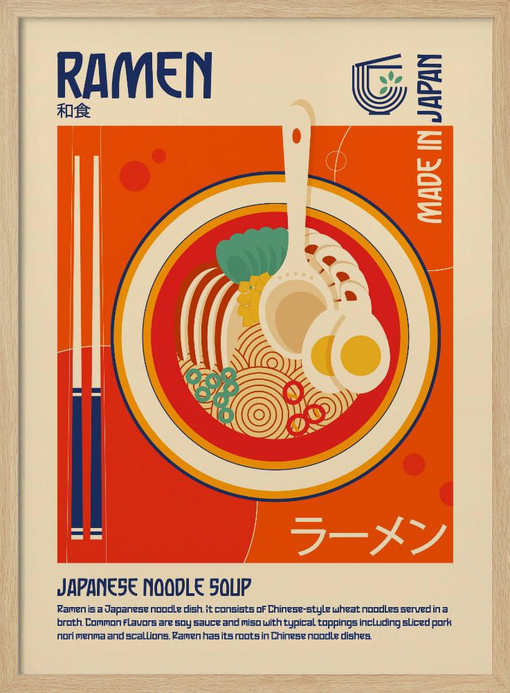 Ramen Japans eten Print | Poster