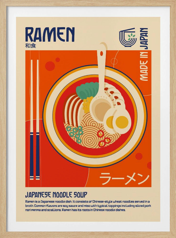 Ramen Japans eten Print | Poster