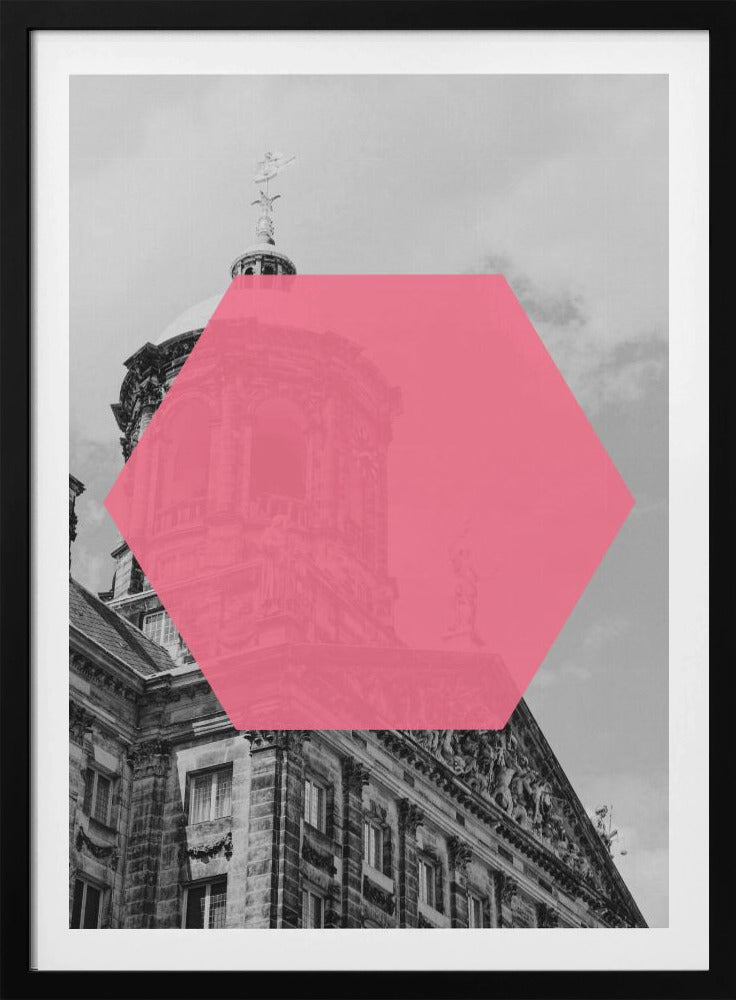 Hexagon over geschiedenis | Poster