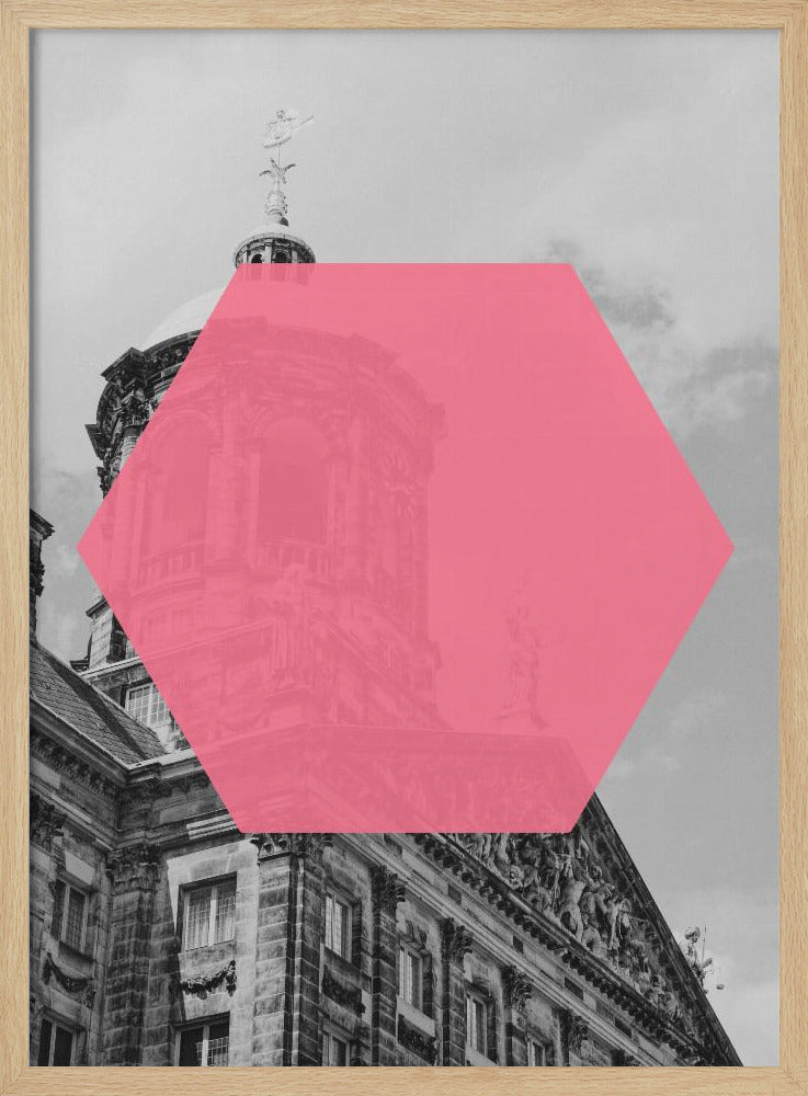 Hexagon over geschiedenis | Poster