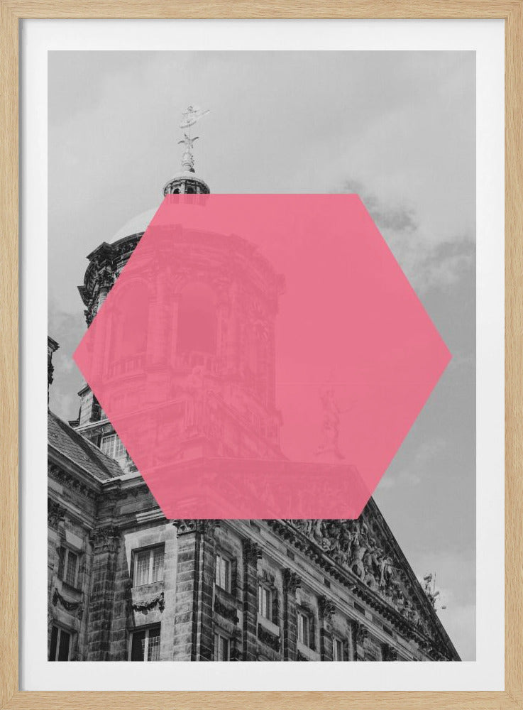 Hexagon over geschiedenis | Poster