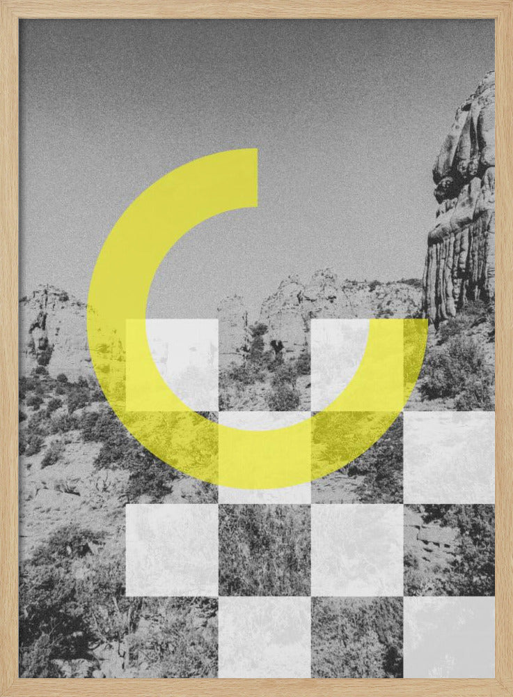 Woestijngeometrie | Poster