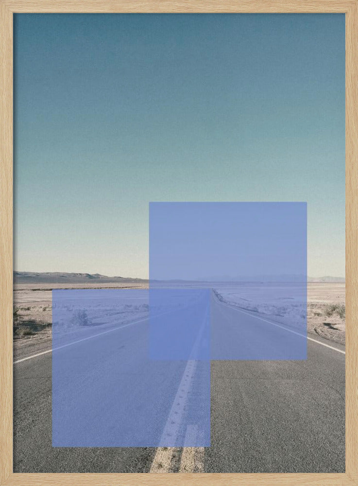 Woestijn Horizon Blokken | Poster