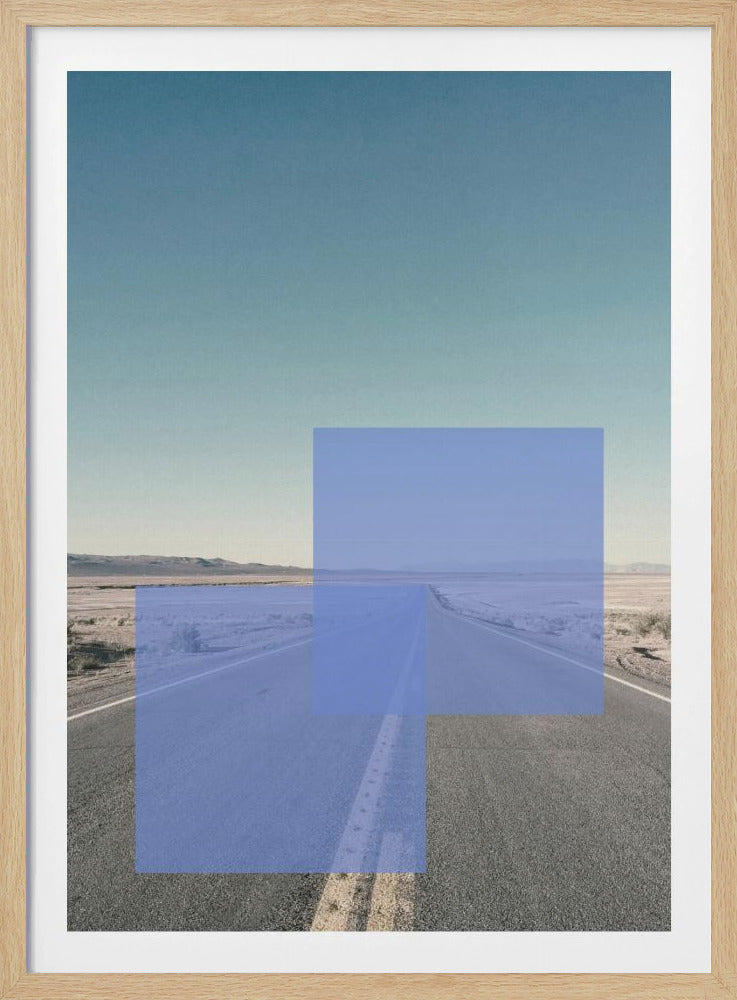 Woestijn Horizon Blokken | Poster