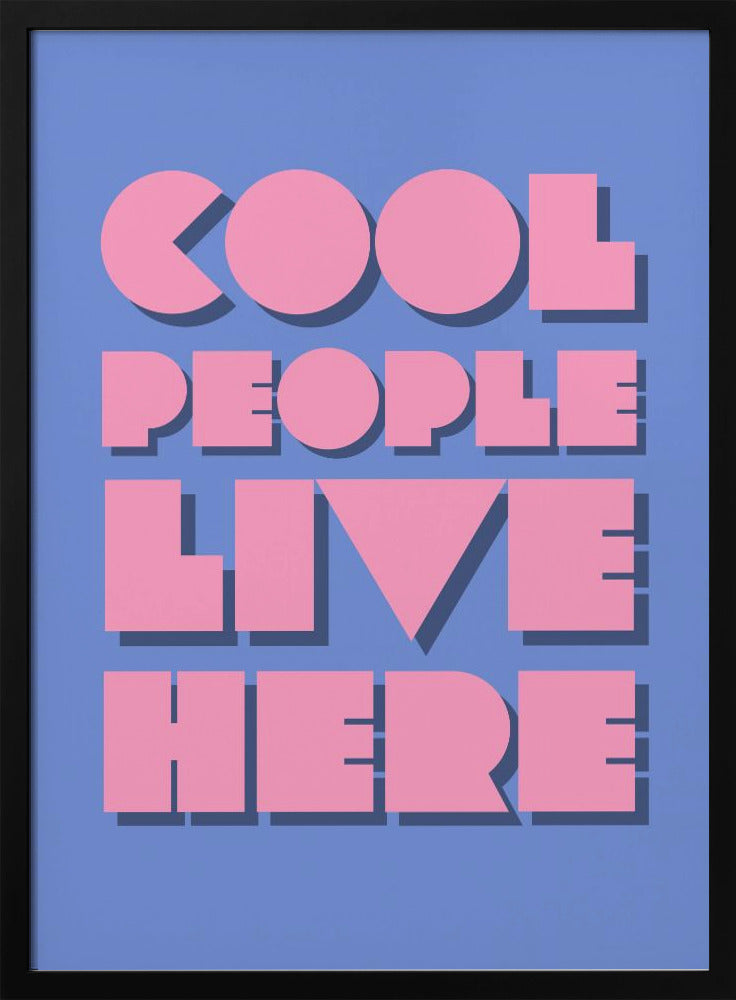 Alleen maar chille vibes | Poster