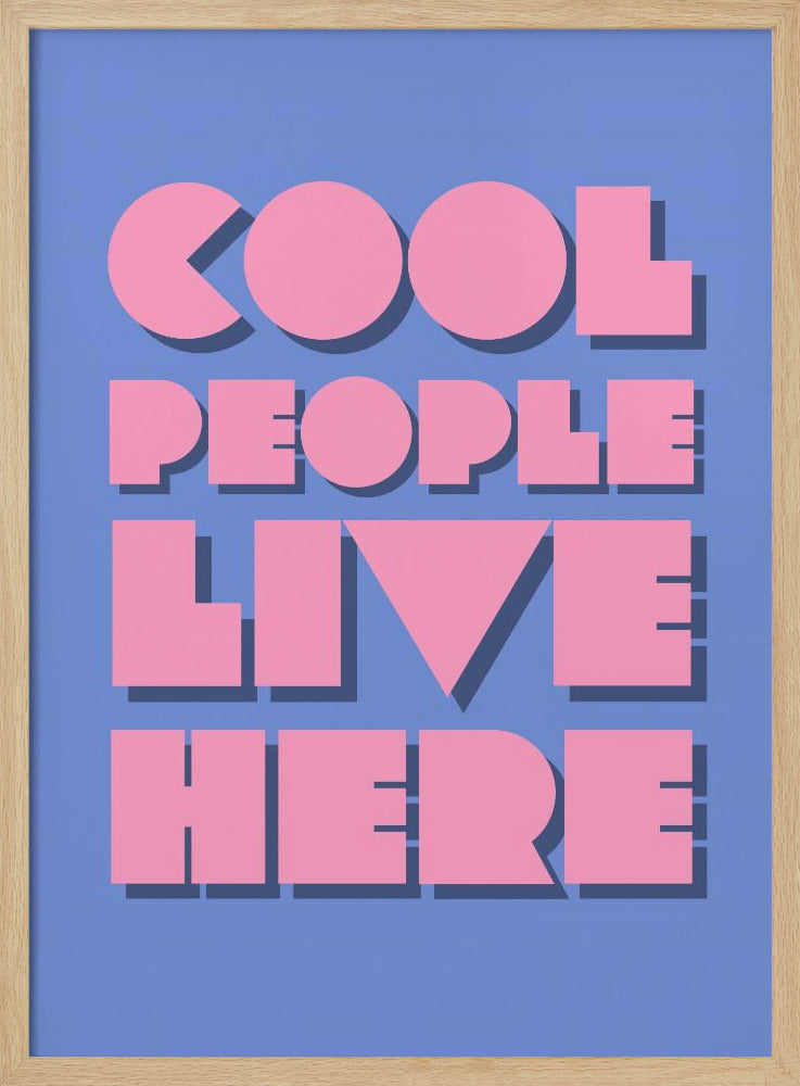 Alleen maar chille vibes | Poster
