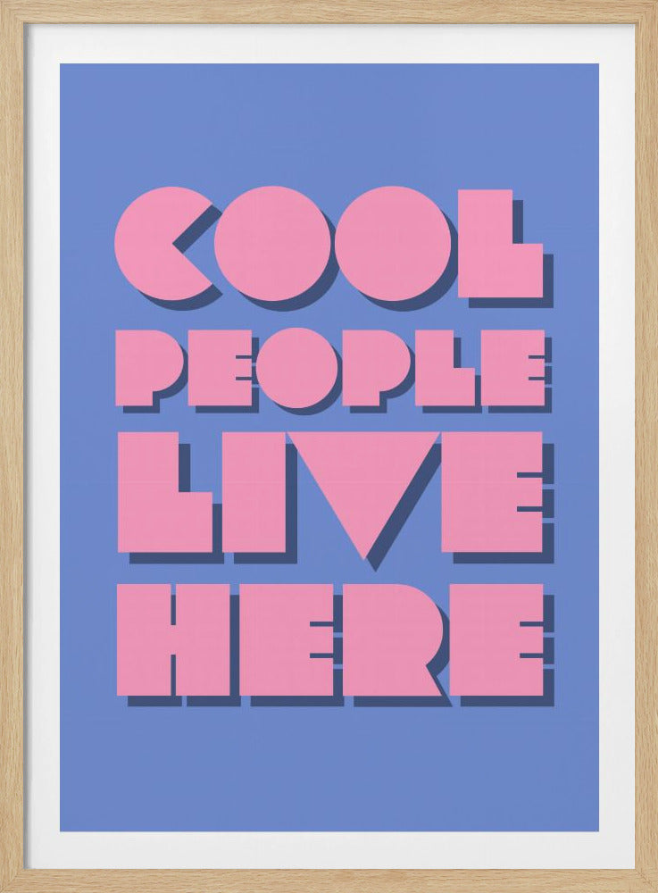 Alleen maar chille vibes | Poster