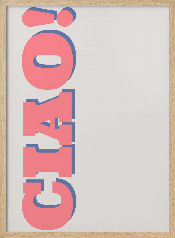 Ciao Kleuren Burst | Poster