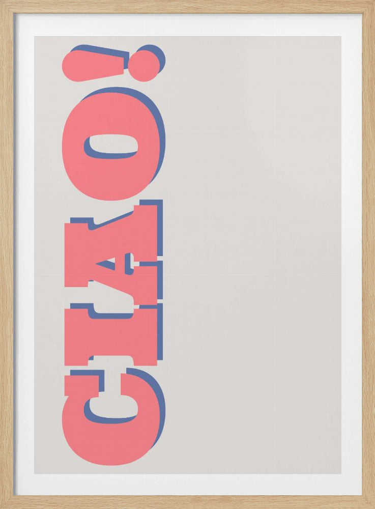 Ciao Kleuren Burst | Poster