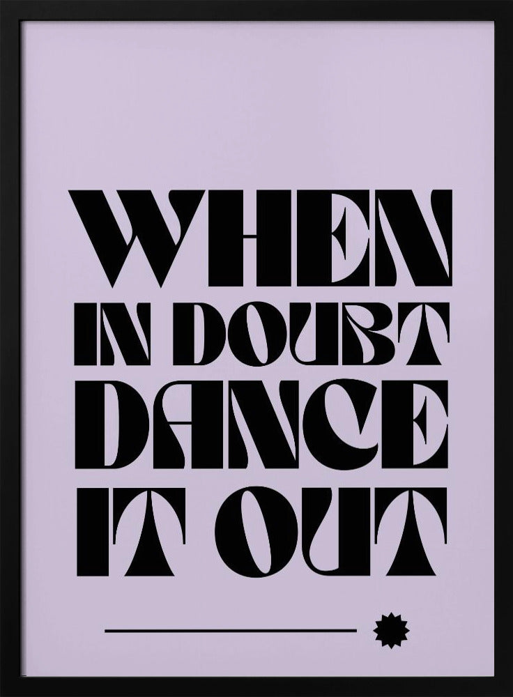 Dans de twijfels weg | Poster