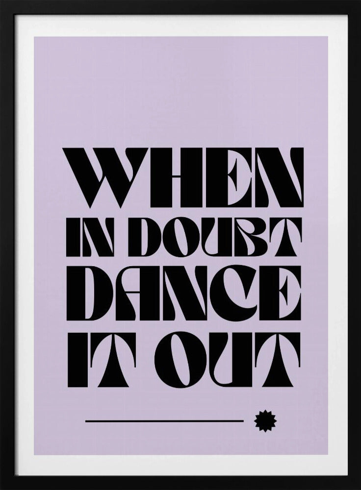 Dans de twijfels weg | Poster