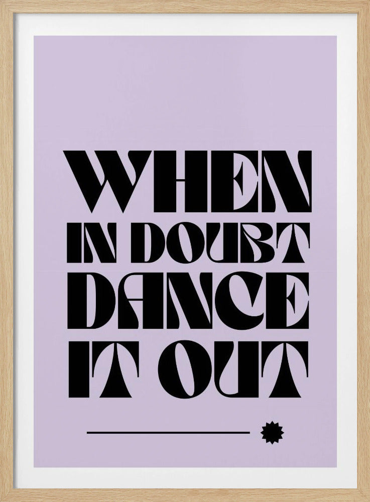 Dans de twijfels weg | Poster
