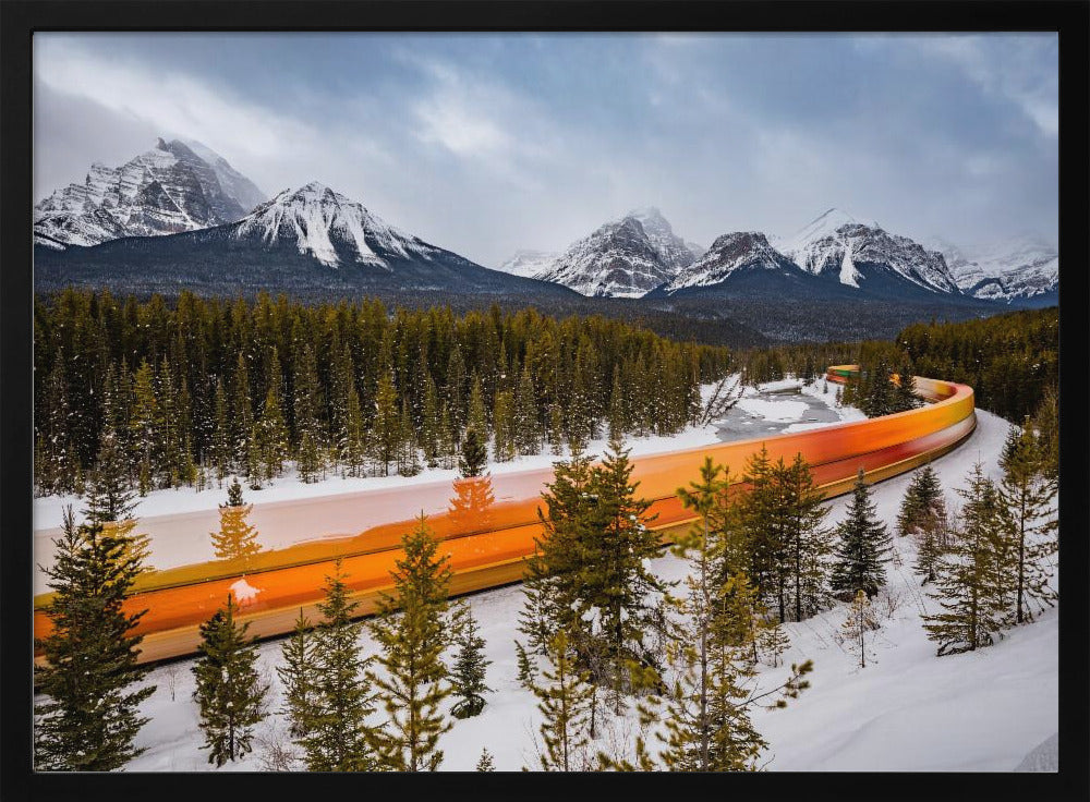 Morant's Curve in de winter | Poster