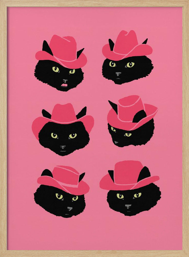 Marcy de Cowgirl Cat | Poster
