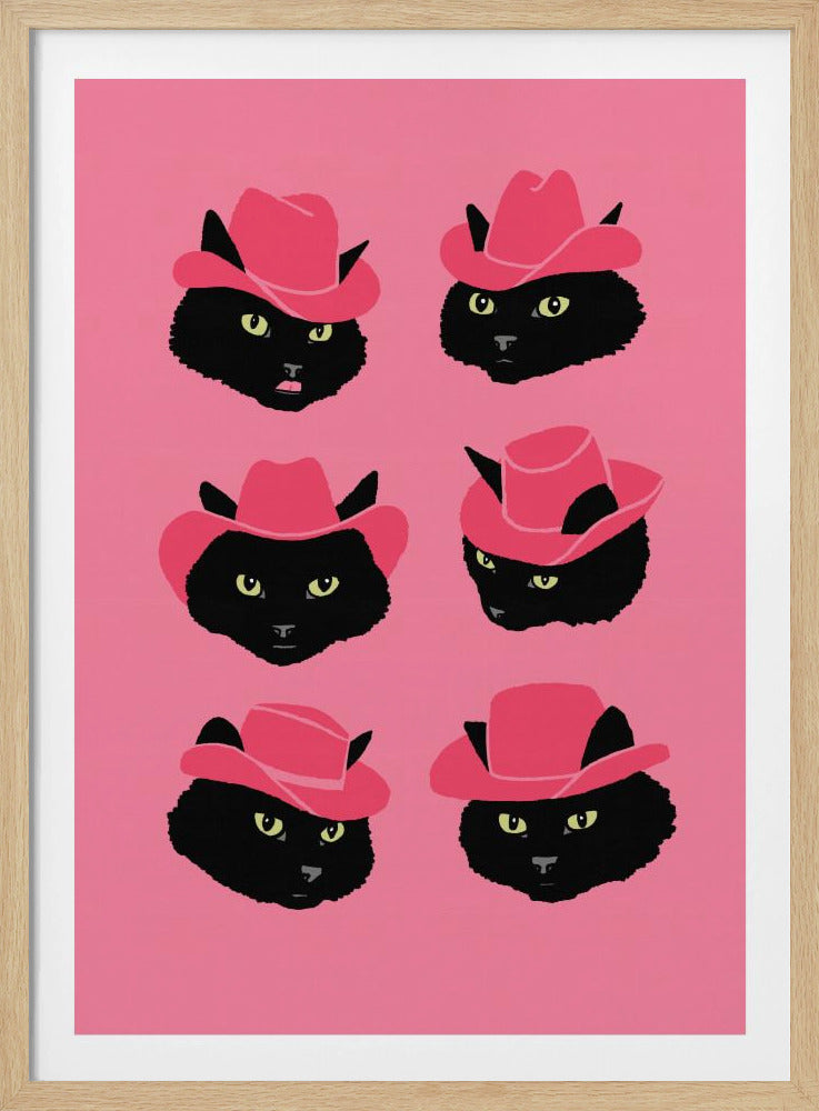 Marcy de Cowgirl Cat | Poster