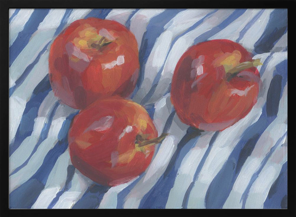 Drie rode appels | Poster