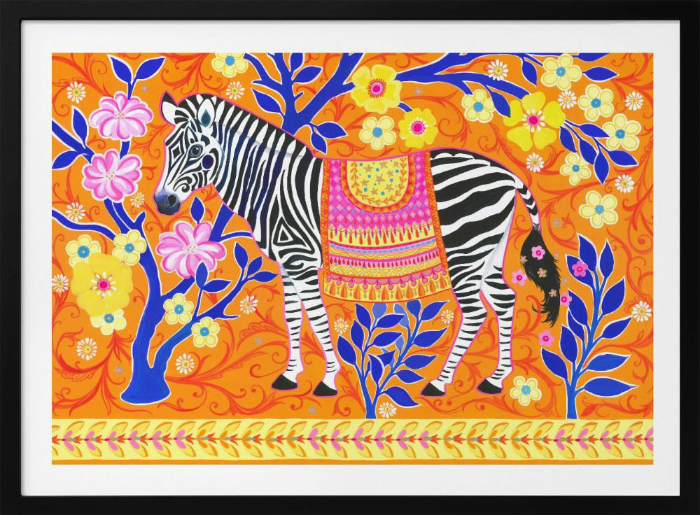 Zebra's levendige droom | Poster