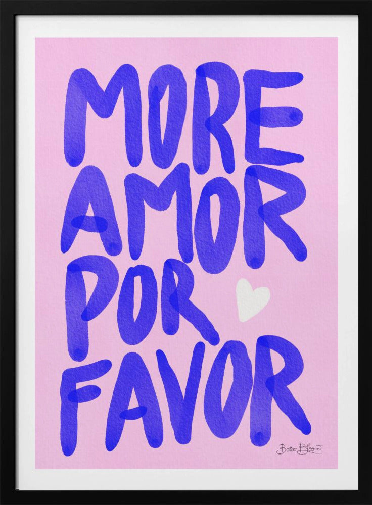 Meer Amor Por Favor | Poster