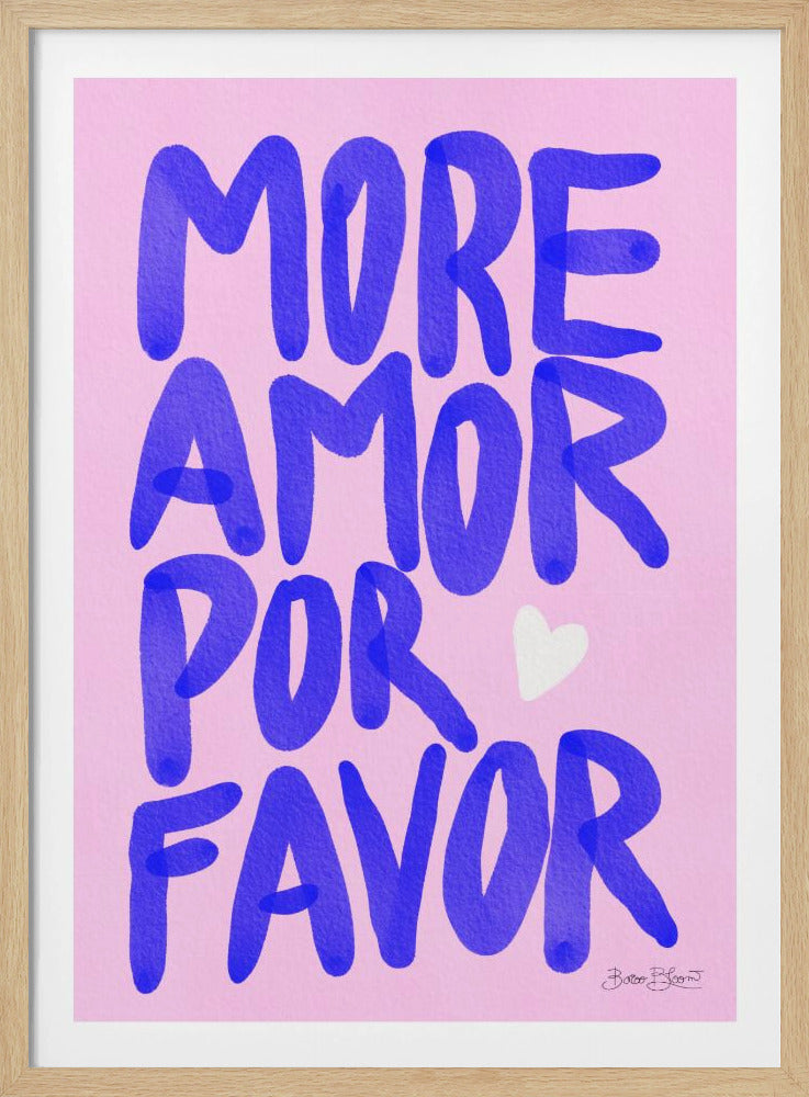 Meer Amor Por Favor | Poster