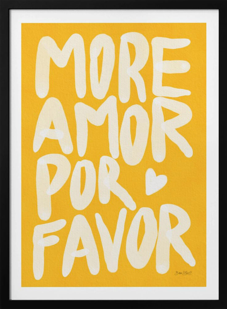 Meer Amor Por Favor | Poster