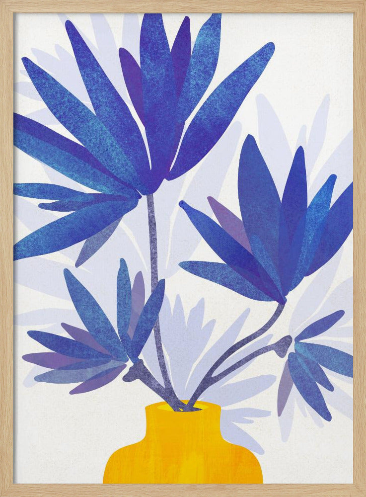 Indigo Bloemen | Poster